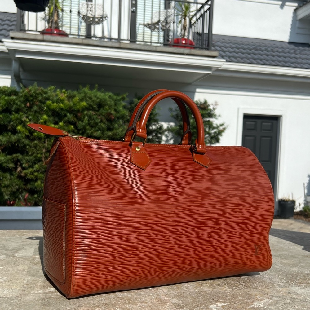 Louis Vuitton Epi brown bag